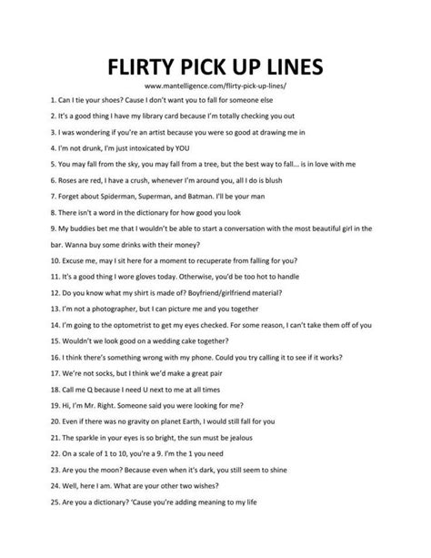 hotandfrilty|111 Pick Up Lines for Flirting 